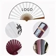 13-Inch Silk Folding Fan | https://www.bestnamebadges.com