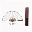 13-Inch Silk Folding Fan | https://www.bestnamebadges.com