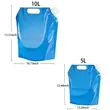 Portable Handheld Folding Water Hydration Bag | https://www.bestnamebadges.com