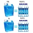 Portable Handheld Folding Water Hydration Bag | https://www.bestnamebadges.com
