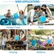 Portable Handheld Folding Water Hydration Bag | https://www.bestnamebadges.com