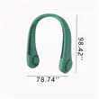 Silent Mini USB Portable Neck Bladeless Fan | https://www.bestnamebadges.com