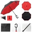 C-Shaped Handle Hands-Free Stand-Up Inverted Umbrella | https://www.bestnamebadges.com