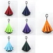 C-Shaped Handle Hands-Free Stand-Up Inverted Umbrella | https://www.bestnamebadges.com