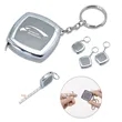 Portable Modern Mini Cute Tape Measure Keychain | https://www.bestnamebadges.com