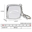 Portable Modern Mini Cute Tape Measure Keychain | https://www.bestnamebadges.com