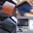 PU Leather Business A4 File Folder Document Storage | https://www.bestnamebadges.com
