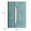 Simple Style Soft Leather Business Office Meeting Notebook | https://www.bestnamebadges.com