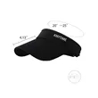 Sport Sun Visor Adjustable Empty Top Baseball Cap | https://www.bestnamebadges.com