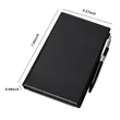 Pen &Tear-Off Creative Sticky Notes PU Leather Cover | https://www.bestnamebadges.com