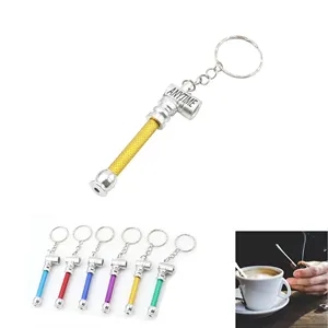 Mini Metal Keychain Smoking Pipe