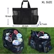 Zipper Mesh Tote Large Beach Bag | https://www.bestnamebadges.com