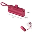 Portable Charger 5000mAh Small Power Bank Fast Charging | https://www.bestnamebadges.com