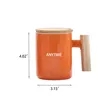 Ceramic Cup With Wooden Handle | https://www.bestnamebadges.com