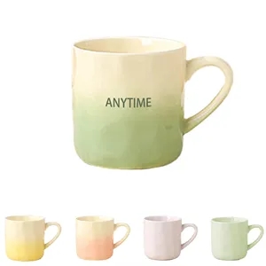Creative Gradient Macaroon Color Ceramic Coffee Mug