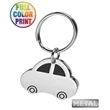 Car Shaped Metal Keychain-Full Color Dome | https://www.bestnamebadges.com