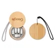 Multi USB Adapter Kit Fast Charging Cable Bamboo Storage Box | https://www.bestnamebadges.com