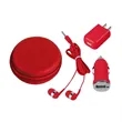 3In1 Travel Headphone/Charging Plug/Car Charger Portable Set | https://www.bestnamebadges.com