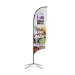 Feather Flag Banner Double Sided Kit (12.5ft) | https://www.bestnamebadges.com