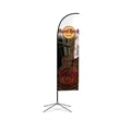 Flutter Flag Banner Double Sided Sleeve (11ft) | https://www.bestnamebadges.com
