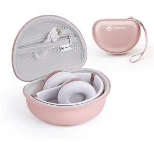 On-Ear Headphones Travel Hard Carrying Case