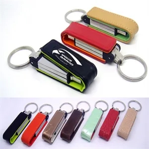 Genuine PU Leather High Speed USB Flash Drive