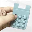 Silicone Bubble Decompression Phone Back Sticker Card Holder | https://www.bestnamebadges.com