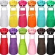 Adjustable Baking DIY Chef Hat Parent-Child Apron Set | https://www.bestnamebadges.com