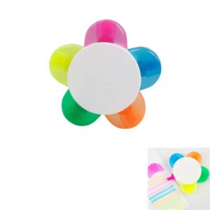 Flower Shaped Multi-Color Highlighter