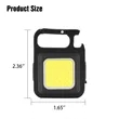Camping Easter Emergency Rechargeable COB Keychain Light | https://www.bestnamebadges.com
