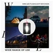 Camping Easter Emergency Rechargeable COB Keychain Light | https://www.bestnamebadges.com