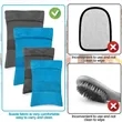 Sand Remover Pouch Vacation Camping Essentials for Beach | https://www.bestnamebadges.com