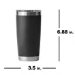 YETI Rambler 20 oz Tumbler | https://www.bestnamebadges.com