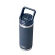 YETI Rambler 18oz Straw Bottle w/ Matching Lid | https://www.bestnamebadges.com
