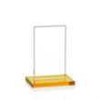 Heathrow VividPrint™ Award - Amber | https://www.bestnamebadges.com