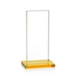 Heathrow VividPrint™ Award - Amber | https://www.bestnamebadges.com