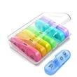 Portable 7-Day Pill Organizer | https://www.bestnamebadges.com