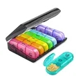Portable 7-Day Pill Organizer | https://www.bestnamebadges.com