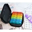 Weekly Pill Box w/ Canvas Bag | https://www.bestnamebadges.com