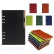 A6 Pu Leather Refillable Loose Leaf Notebook | https://www.bestnamebadges.com