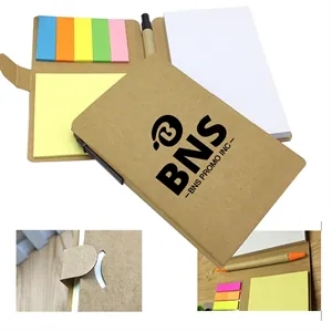 Sticky Note Pad with Pen for Easy Writing and Organization