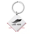 Square Stainless Steel Message Key Tags | https://www.bestnamebadges.com