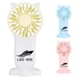 Custom Mini Usb Rechargeable Foldable Handheld Desk Fan | https://www.bestnamebadges.com