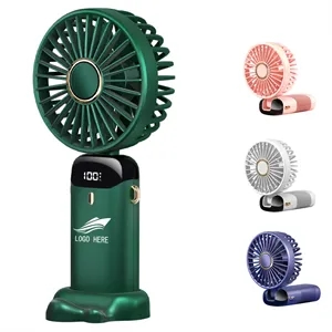 Custom Mini USB Rechargeable Foldable Handheld Desk Fan
