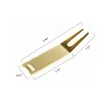 Bending Golf Divot Repair Tool Green Fork | https://www.bestnamebadges.com