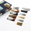 Mini Stainless Steel Credit Card Holder Money Clip | https://www.bestnamebadges.com