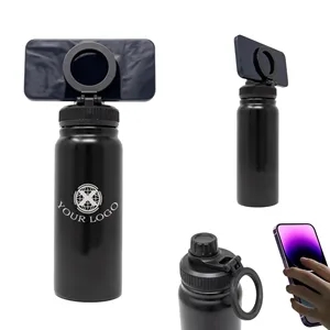 Magnetic Phone Holder Double Layer Space Ice Cup