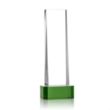 Milnerton Award on Base - Green | https://www.bestnamebadges.com