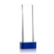 Milnerton VividPrint™ Award on Base - Blue | https://www.bestnamebadges.com