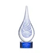 Kentwood Award on Paragon Base - Blue | https://www.bestnamebadges.com